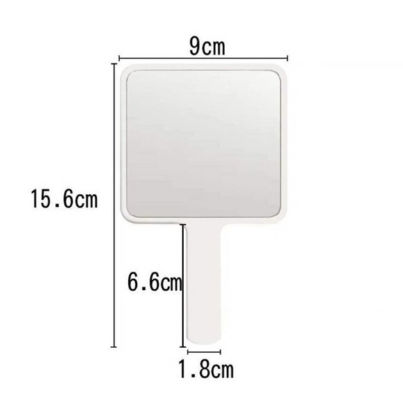 Sanrio Hello Kitty Small Hand Mirror White & Red Kawaii - Picture 3 of 3